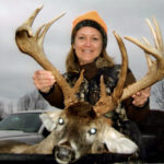 A woman enjoying deer hunting in Kentucky