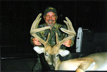A man enjoying deer hunting in Kentucky